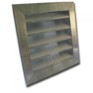 Vierkant aluminium buitenmuurrooster